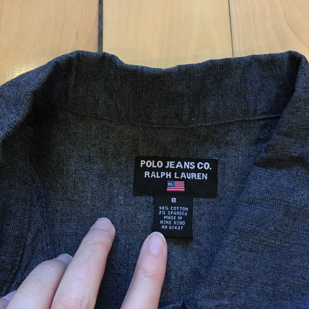 New POLO by Ralph Lauren jean jacket - Picture 3 of 8